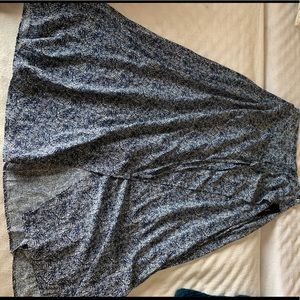 Lulu’s blue wrap skirt